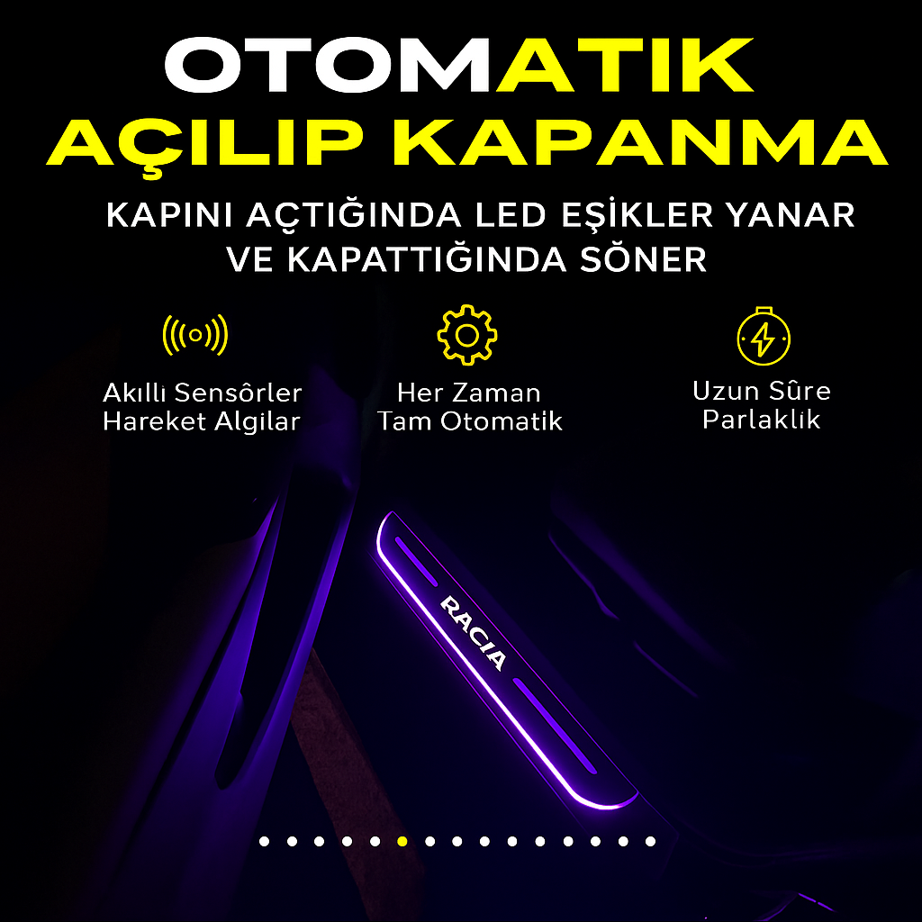 Calmora - LUXDoor LED Araba Kapı Eşiği