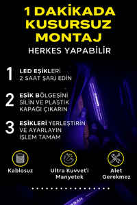 Calmora - LUXDoor LED Araba Kapı Eşiği